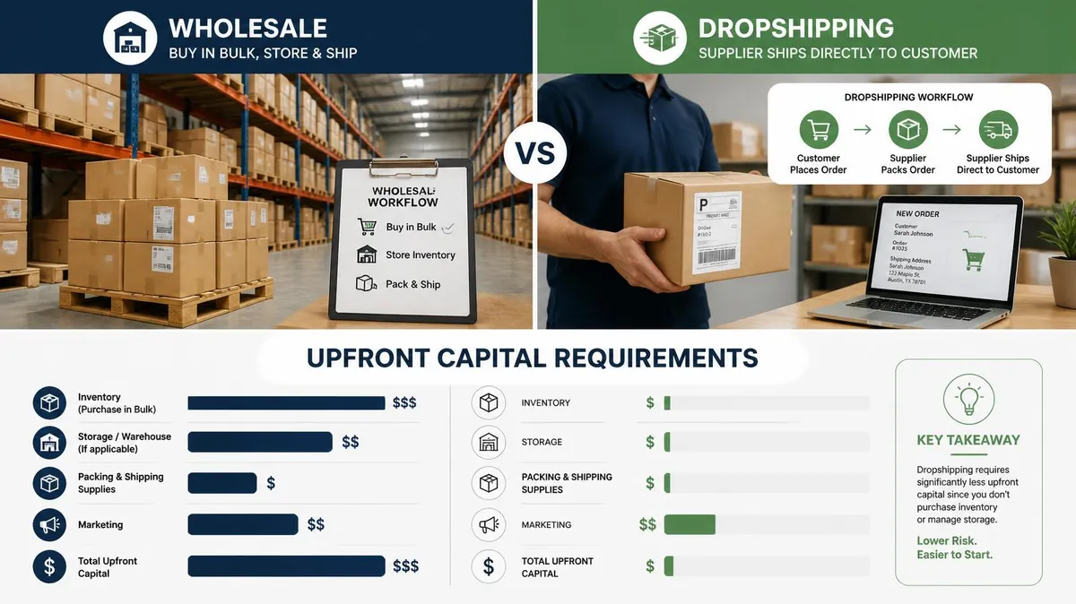 Dropshipping vs Wholesale: Which Sourcing Model Makes Sense