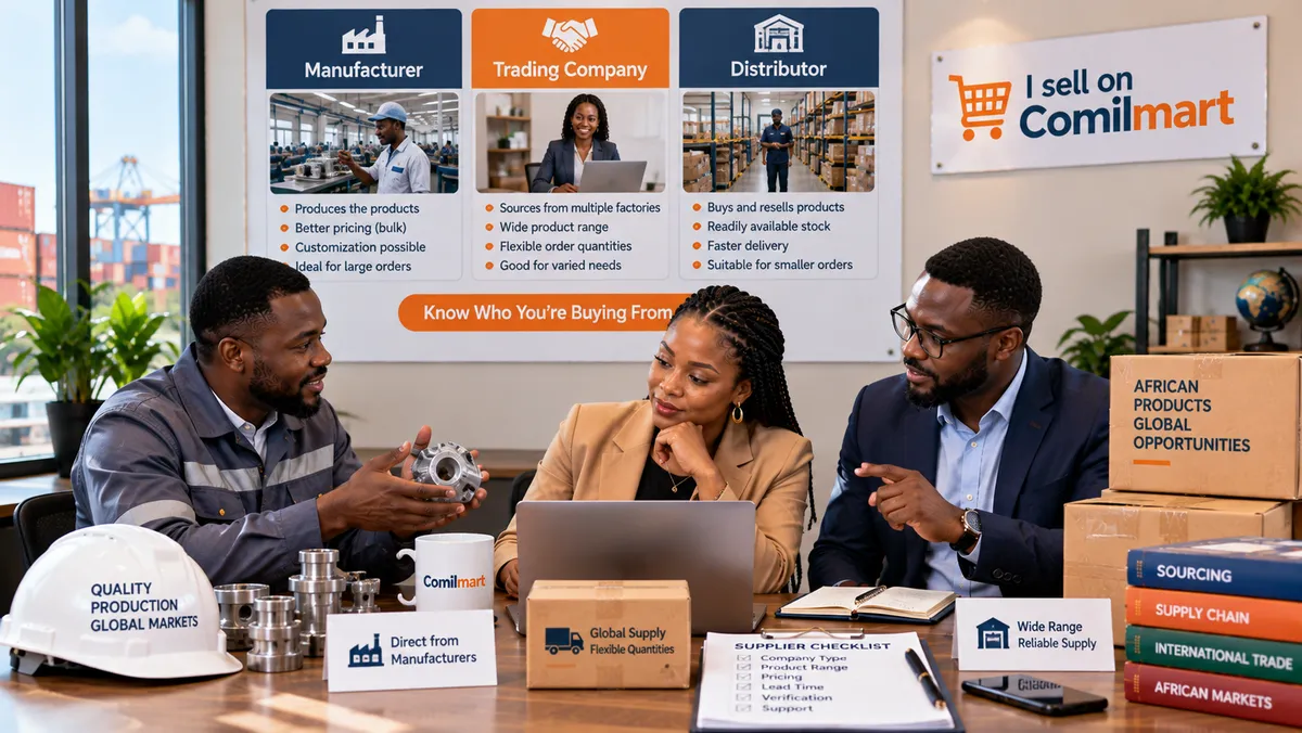 Manufacturer, Trading Company, or Distributor? Know Who You're Buying From