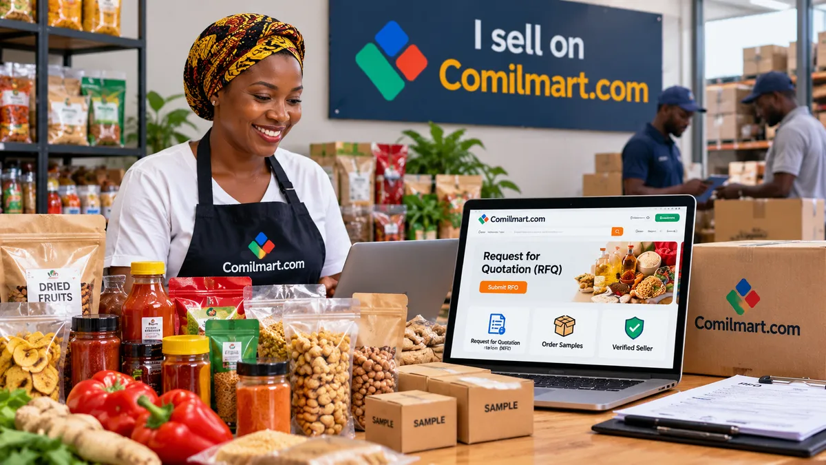Sell Food Products on Comilmart: RFQs, Samples, Badges (2026)
