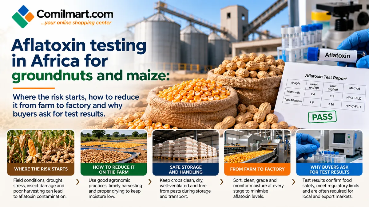 Aflatoxin Testing for Groundnuts and Maize in Africa (2026)