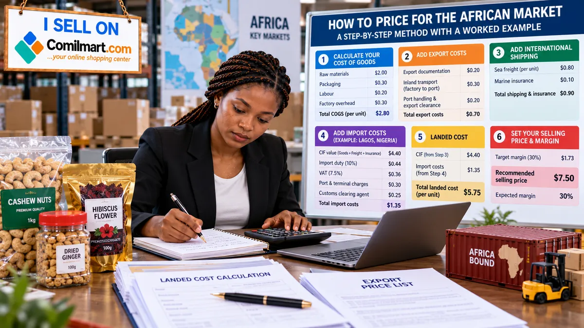 How to Price Your Products for African Buyers: Landed Cost, Duty and Margins (2026)